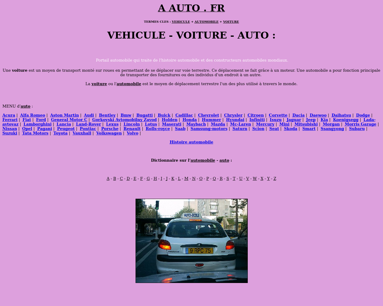 Site de l'image a-auto.fr en 1280x1024