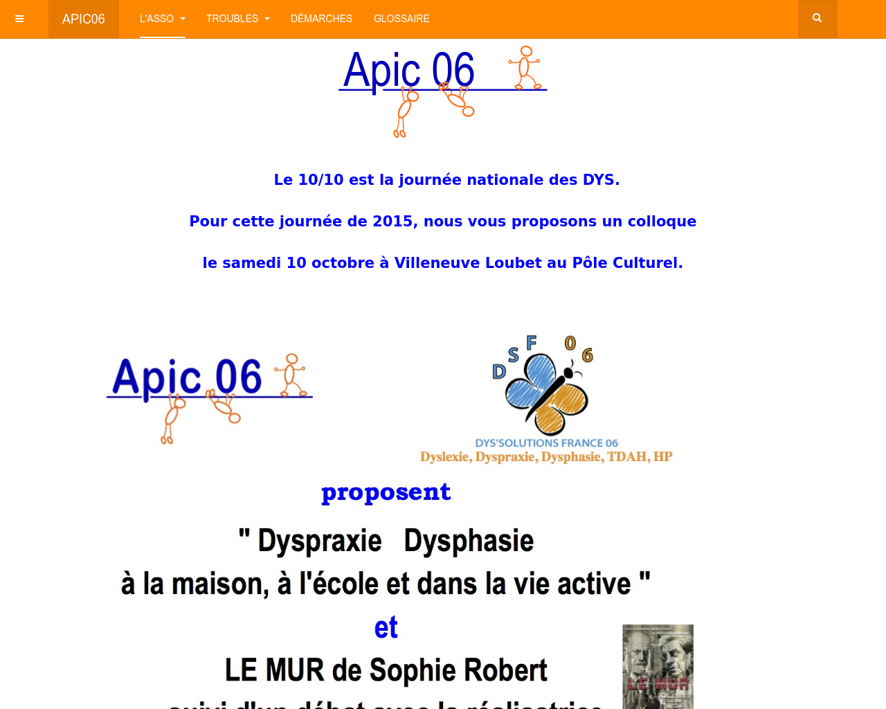 Site de l'image apic06.fr en 1280x1024