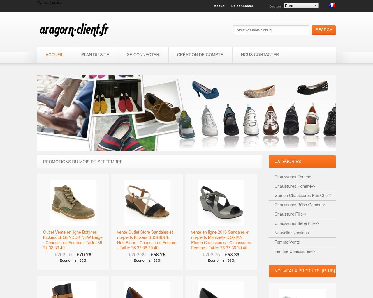 Site de l'image aragorn-client.fr en 1280x1024