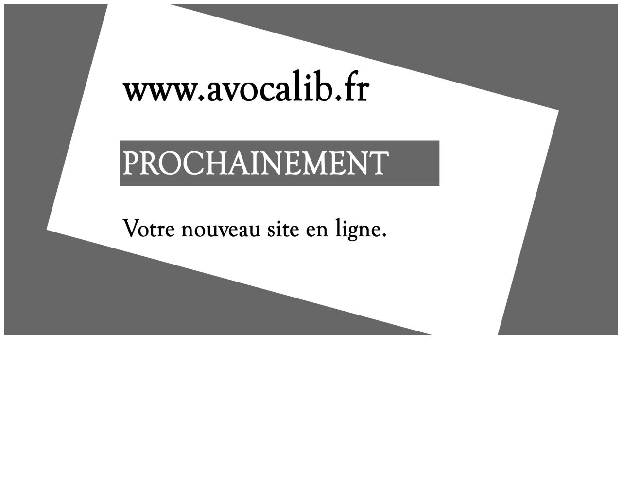 Site de l'image avocalib.fr en 1280x1024