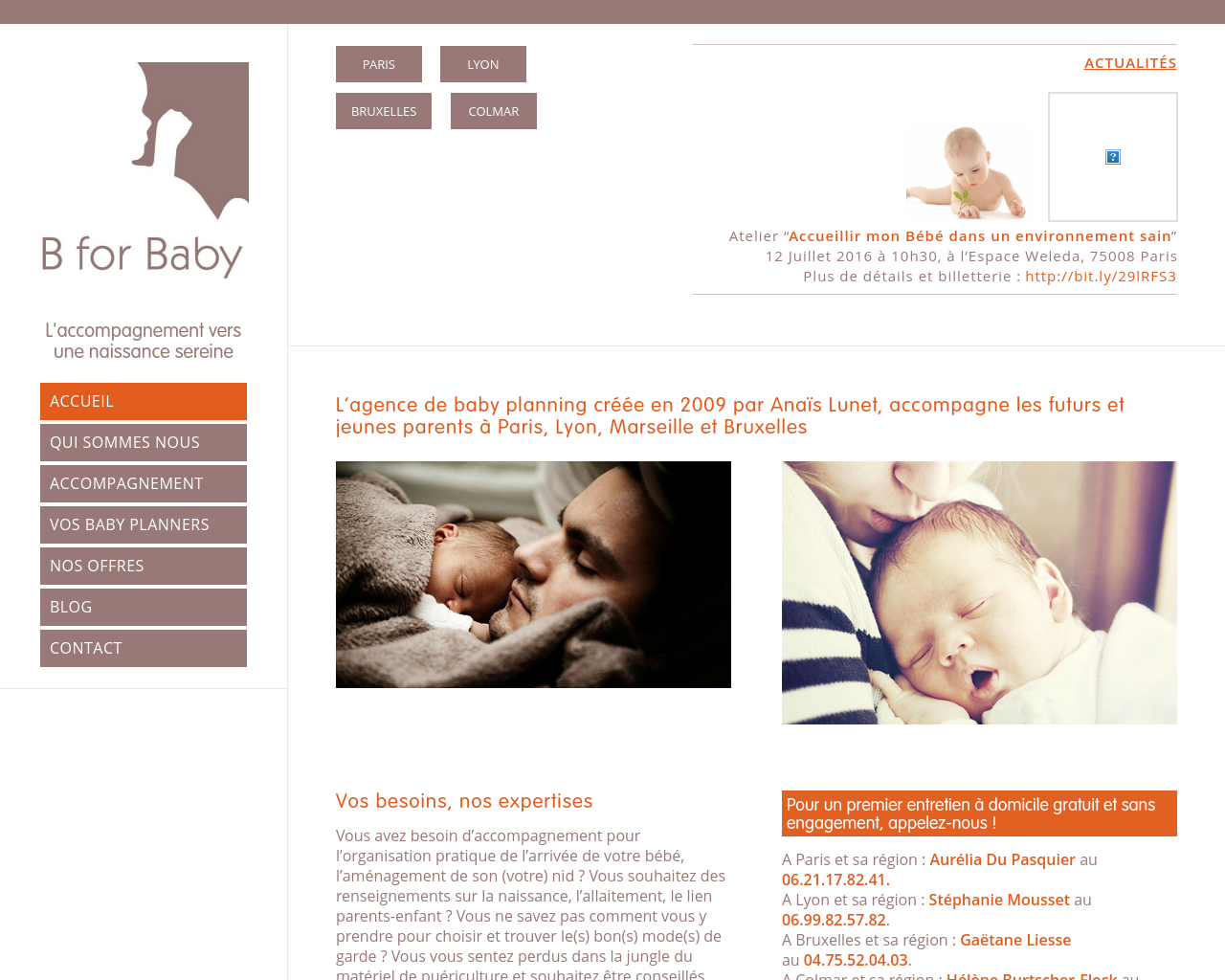Site de l'image b-4-baby.fr en 1280x1024