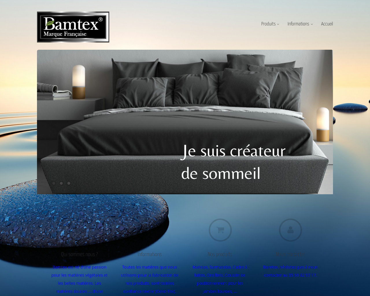 Site de l'image bamtex.fr en 1280x1024