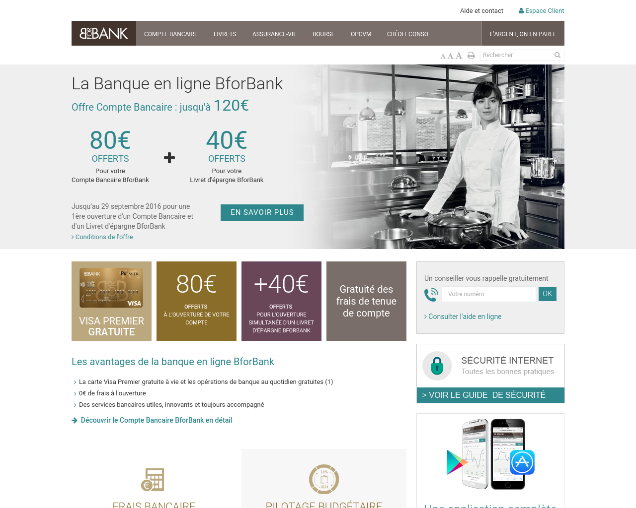 Site de l'image bforbank.fr en 1280x1024