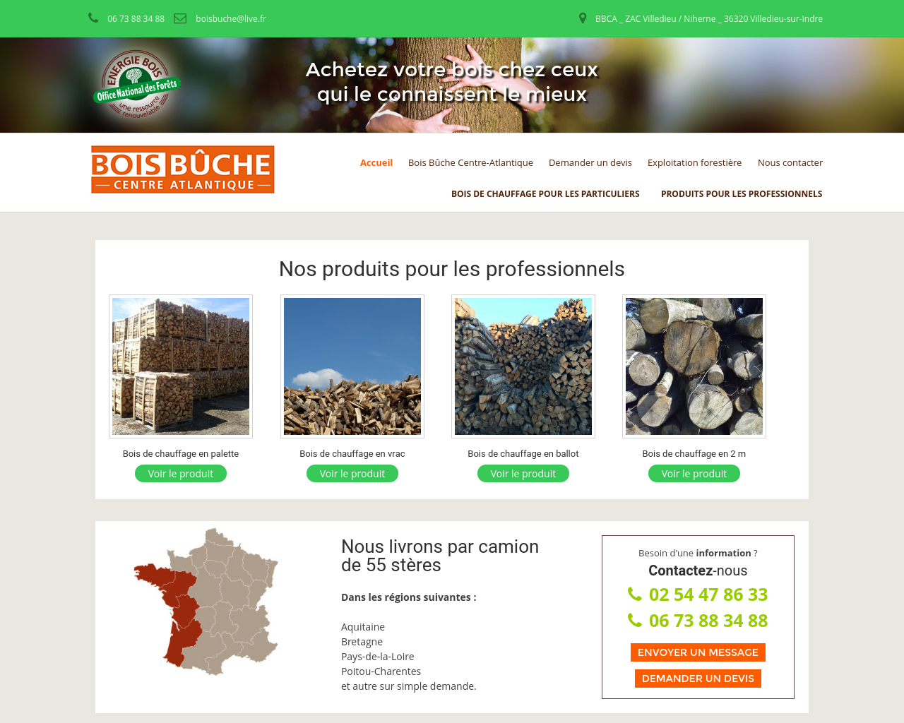Site de l'image boisbuche-onf.fr en 1280x1024