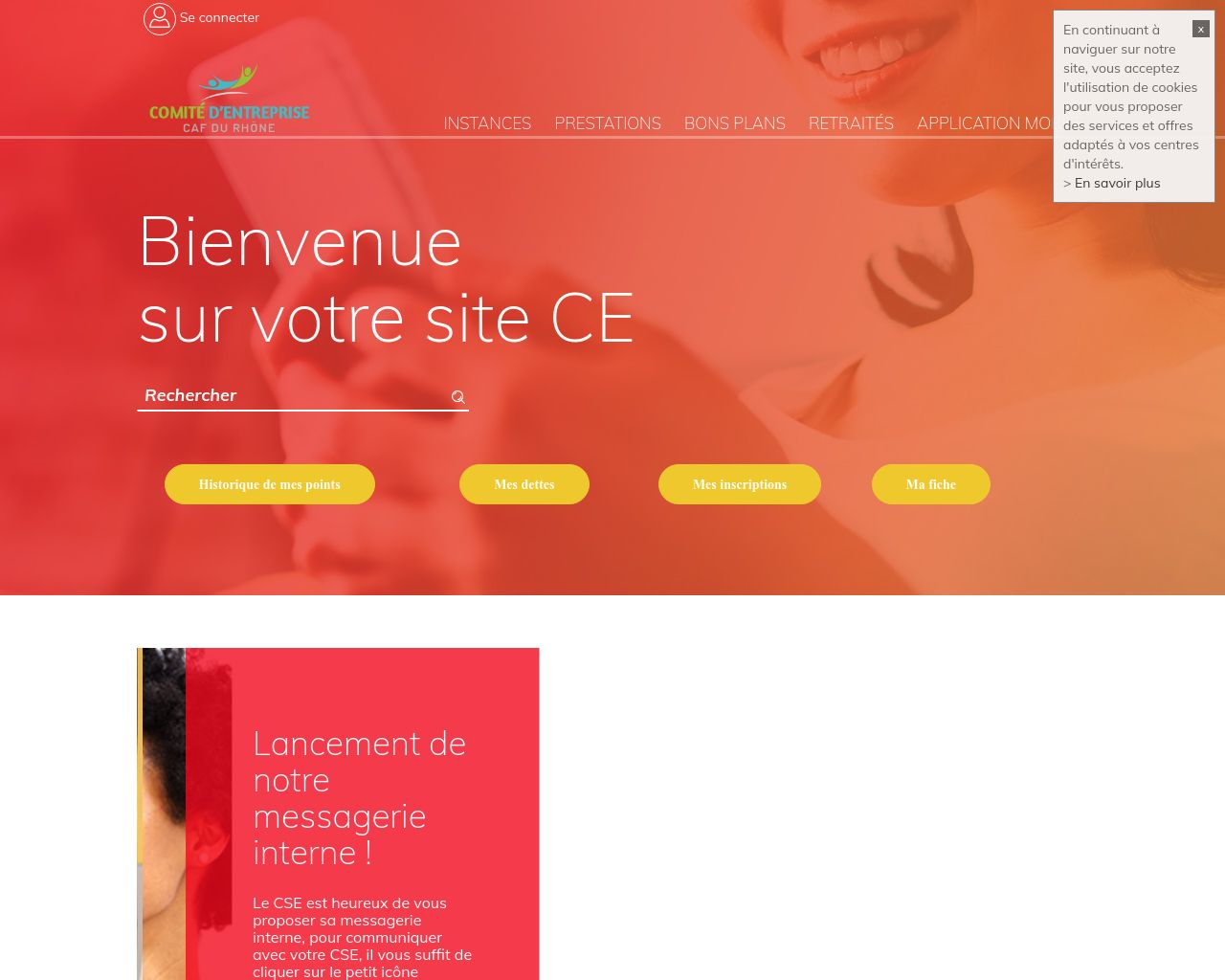 Site de l'image cecafrhone.fr en 1280x1024