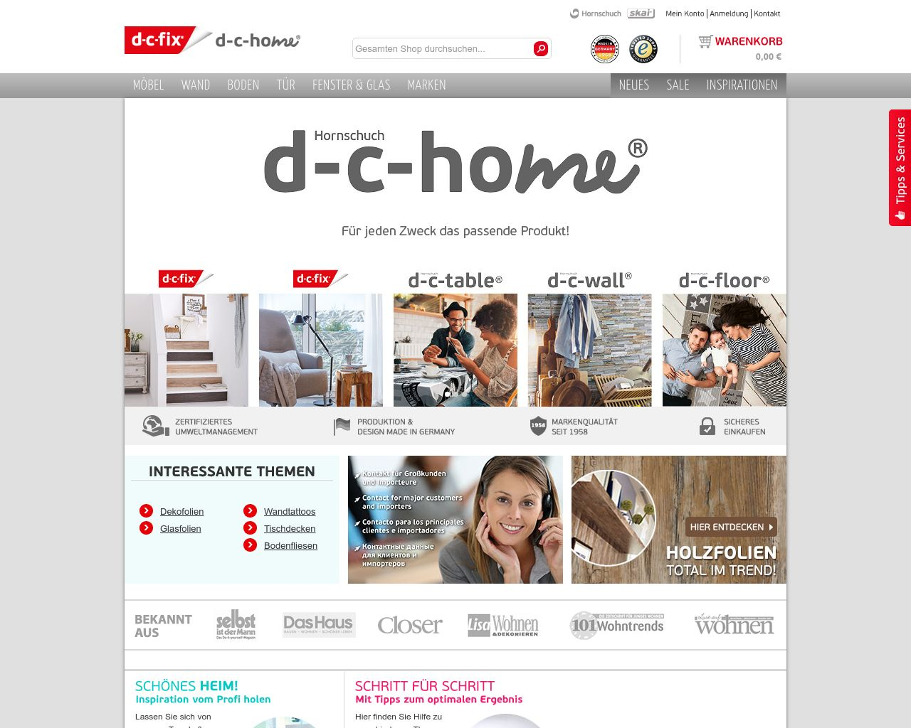 Site de l'image d-c-fix-shop.fr en 1280x1024