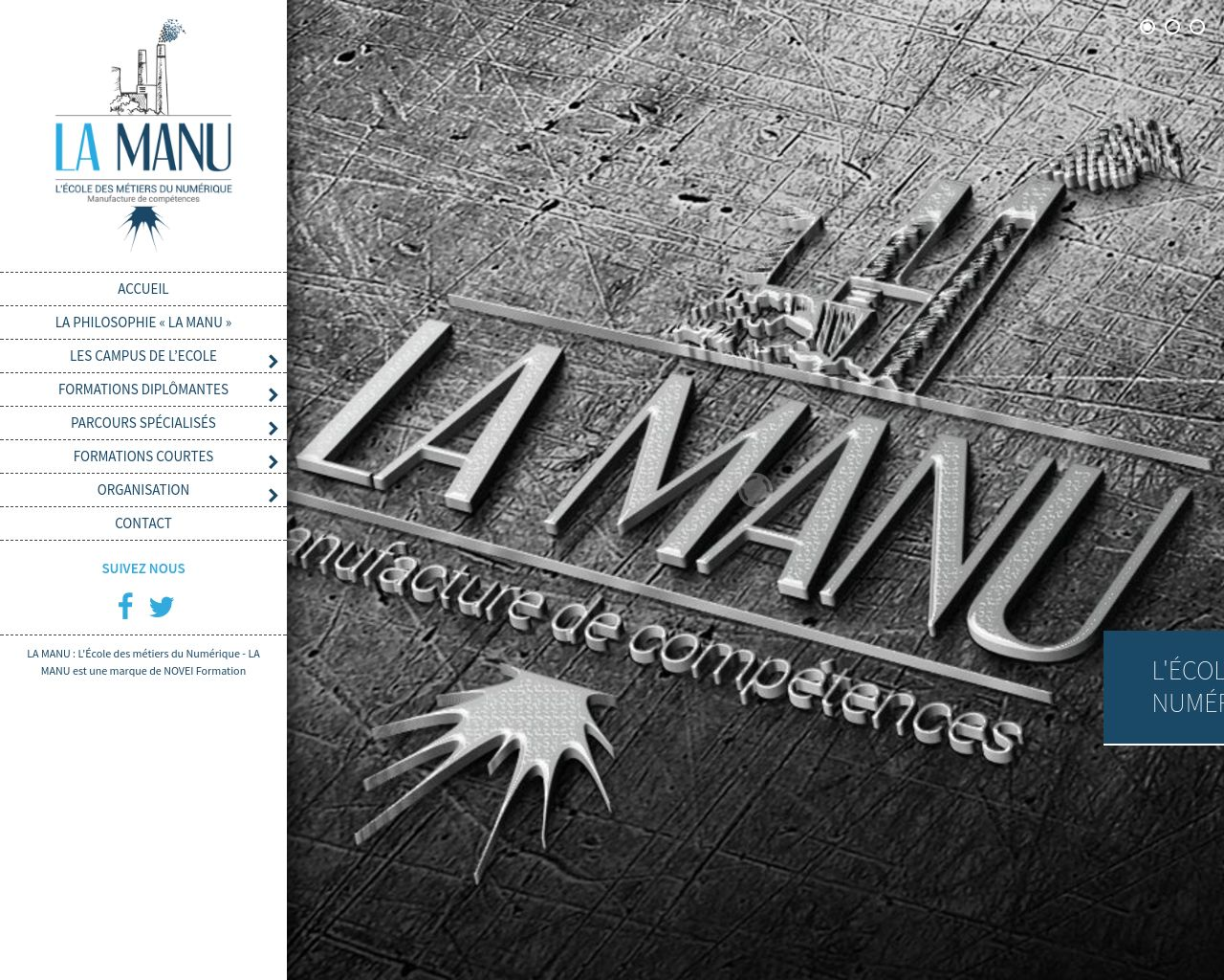 Site de l'image lamanu.fr en 1280x1024