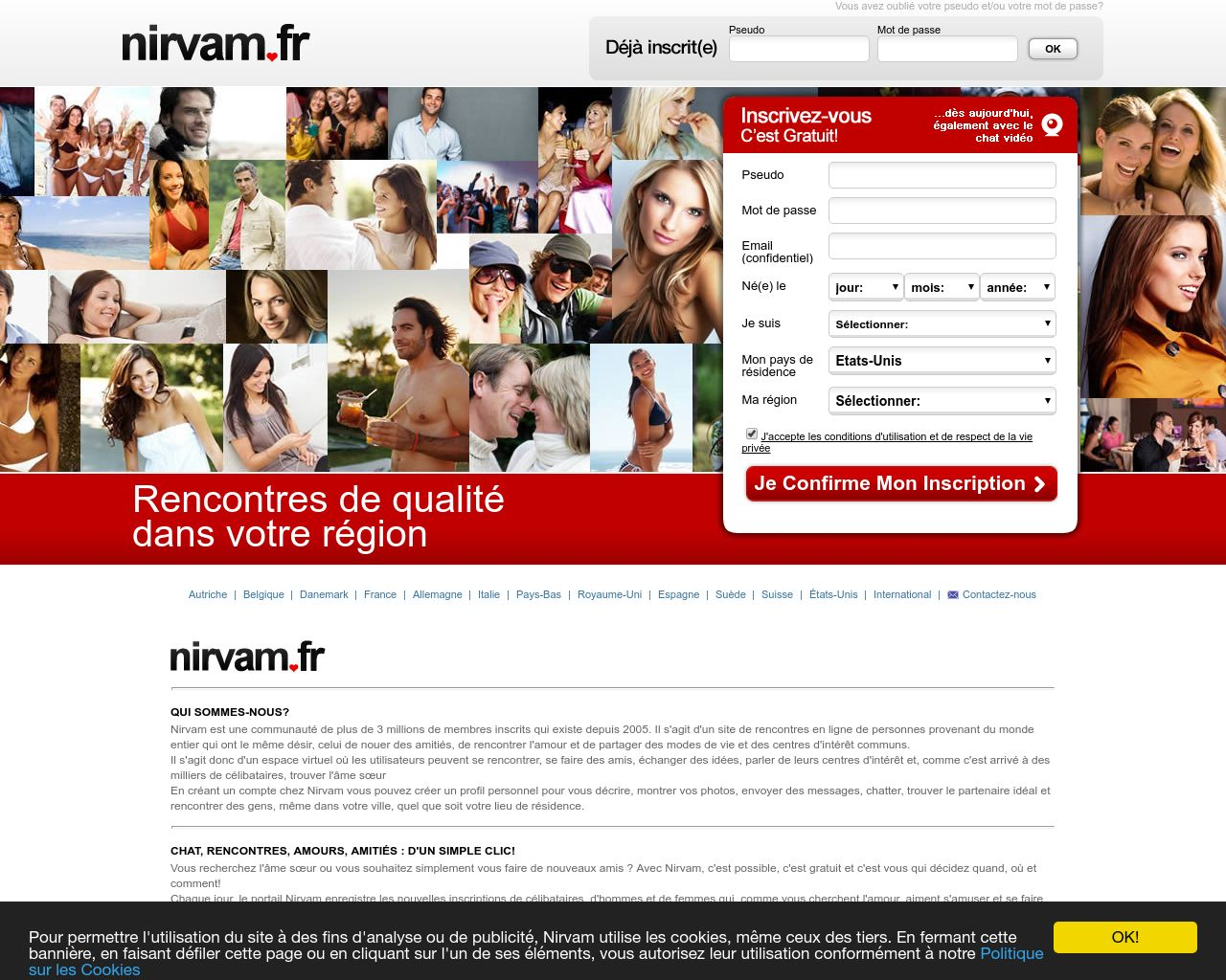 Site de l'image nirvam.fr en 1280x1024