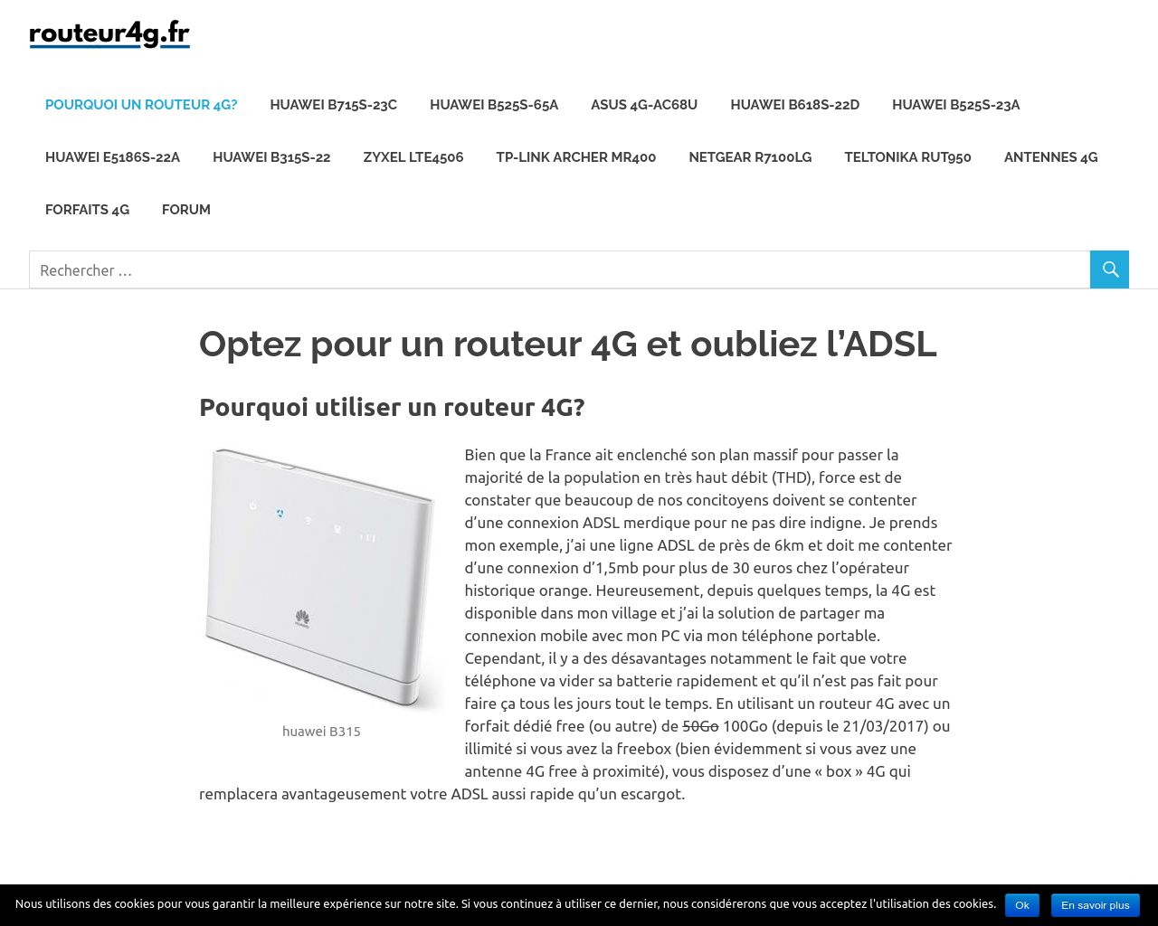 Site de l'image routeur4g.fr en 1280x1024