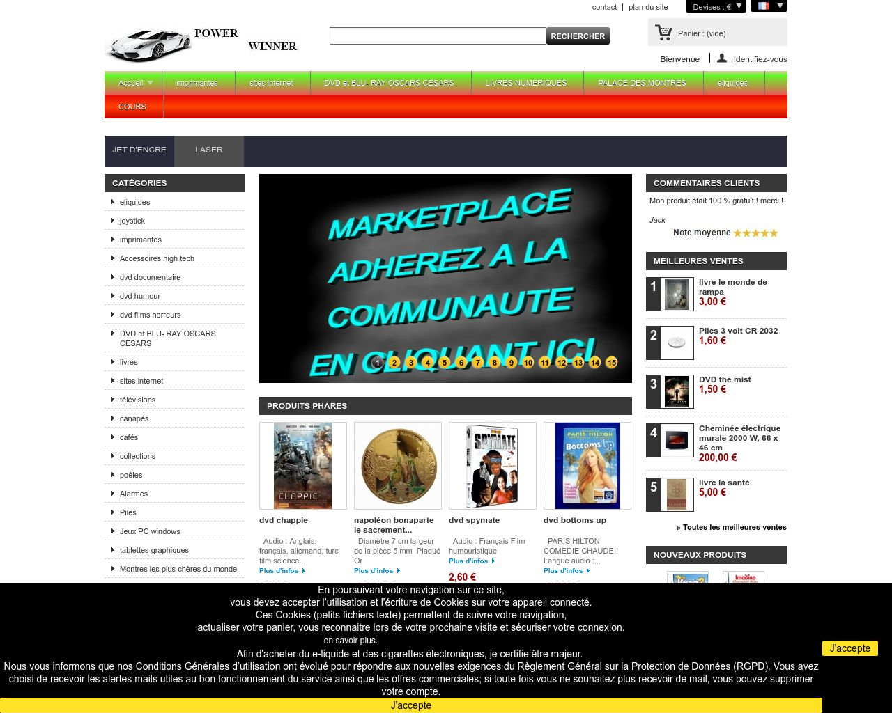 Site de l'image winbest.fr en 1280x1024